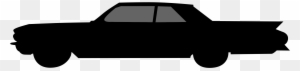 Clipart - Old Car Silhouette
