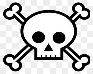 Pirate Skulls - Clipart Library - Draw A Skull And Crossbones