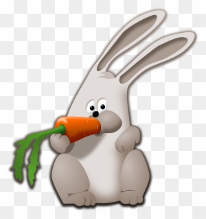 Bunny Eating Carrot Scallywag March Clipartist - Easter Bunny Eating Carrot