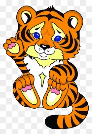 New Cute Tiger Clipart Tiger Cubs Cat Images - Cartoon Tiger Cub Png