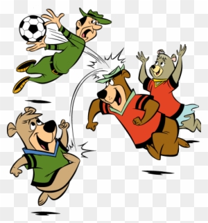 We Are Excited To See You Here At Jellystone Park At - Yogi Bear Playing Soccer