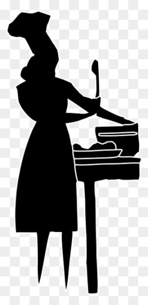 Clipart Info - Woman Cooking Silhouette Png