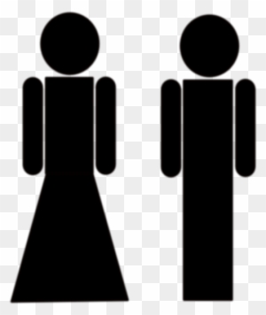 Man And Woman Clip Art - Male And Female Toilet Signs
