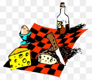 Food, Picnic, Cheese, French Bread - Animated Pictures Of Picnics