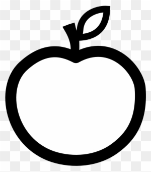 liver clipart black and white apple