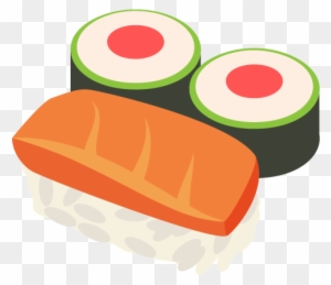 Sushi Emoji Vector Icon - Sushi Emoticon