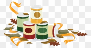 Autumn Christian Cliparts - Canned Food Drive Clip Art