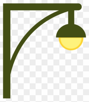 Street Light Clipart Wall Lamp - Desenho De Um Poste De Luz