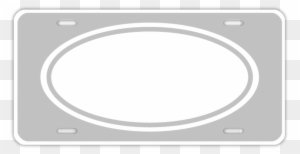 License Plate Clip Art - Vehicle Registration Plate