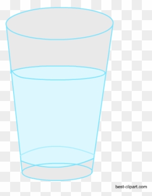 Glass Of Water Free Clip Art - Pint Glass