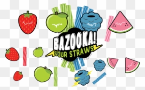 juicy juice vapes Bazooka Sour Straws Vape - Bazooka Vape Juice Logo