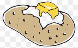 614 Baked Potato - Black And White Baked Potatoes