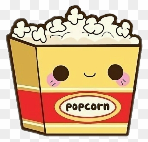 Food Tumblr Clipart - Cute Popcorn - Free Transparent PNG Clipart Images  Download