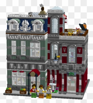 5th Street Cafe & Doctor's Office Modular - Lego Doctors Office