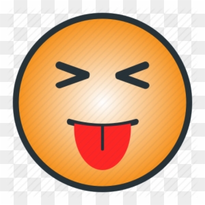 Recolorable Face with Tongue Emoji Head - Roblox