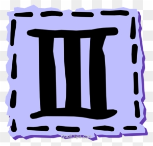 Roman Numerals Royalty Free Vector Clip Art Illustration - Roman