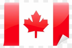 Canadian Flag Vector Illustration Wall Mural • Pixers® - Canada Flag Icon Free