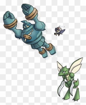 Pokemon Black & White Pokémon Red And Blue Vertebrate - Scyther Can T Fly
