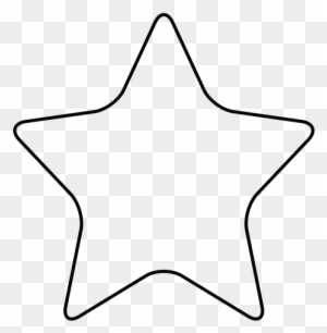 Star Stroke Icon 08 Transparent Png - Line Art