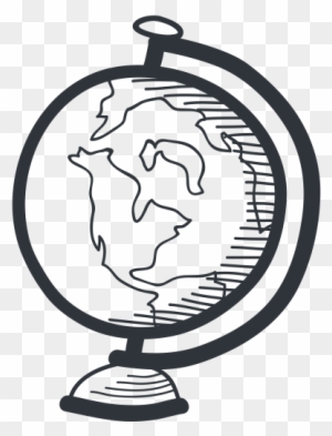 Download Png File 512 X - Hobbycraft Drawn Globe Travel Stamp 3.8 X 3.8 Cm