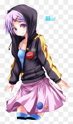 Hoodie Anime - Girl With Hoodie Anime - Free Transparent PNG Clipart Images  Download