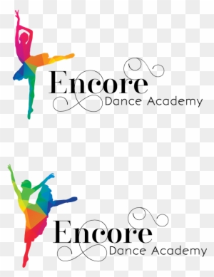 Elegant, Colorful, Dance Studio Logo Design For Encore - Logo Dance Design