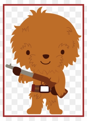 Star Clipart Star Clipart Png Shocking Chewie Star - Star Wars Characters Clipart Free