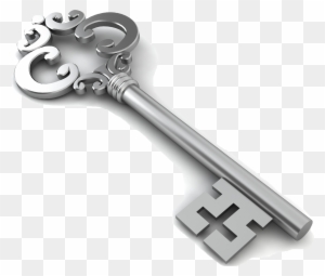 House Key Png - Silver House Key Png