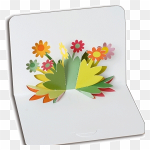 Dreamday Creative Paper Carving Stereo Greeting Card - Popup Flowers Cards