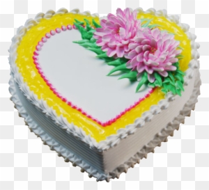 Order Birthday Cakes Online In Hyderabad Make Your - Pineapple Cake Heart Shape