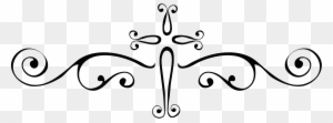 Fancy Border Clip Art Swirl Download - Page Divider Clip Art