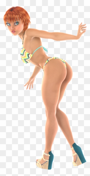 Sassy Beach Girl Png By Supremegoddess - Girl On The Beach Png