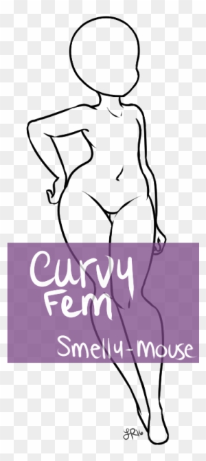 Curvy Fem Base P2u By Smelly-mouse On Deviantart - Curvy Anime Girl Base