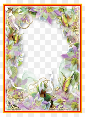 Butterfly Images Butterfly Images With Transparent - Butterflies Spring Flower Borders Clip Art