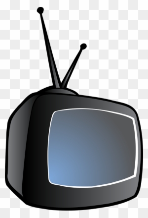 Television Clipart Old School - Old Tv Side Png