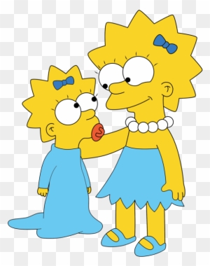 Bart Simpson Maggie Simpson Lisa Simpson Homer Simpson - Simpson Sisters Cartoon