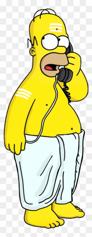 Homer Simpson Marge Simpson Otto Mann Maggie Simpson - Homer Simpson Indian