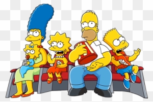 Homer Simpson Marge Simpson Maggie Simpson Bart Simpson - The Simpsons