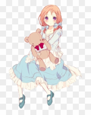 Comment - Anime Girl With Teddy Bear