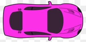 Vector Race Car - Car Top View Clipart