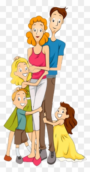 Whether Or Not Our Children Are Our Relatives - Family 5 People 2 Daughters 1 Son
