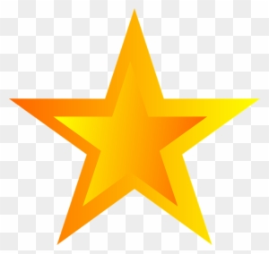 Star, Asterisk, Five-pointed, Celebrities - Orange Star Png