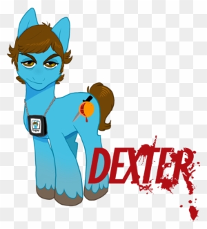 Dexter Morgan Mammal Vertebrate Cartoon Horse Like - Dexter Tv Show Wall Print Poster Decor 32x24