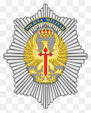 File Emblem And Badge Of The Spanish Army Military - Spain Military Police Logo