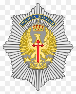 File Emblem And Badge Of The Spanish Army Military - Spain Military Police Logo