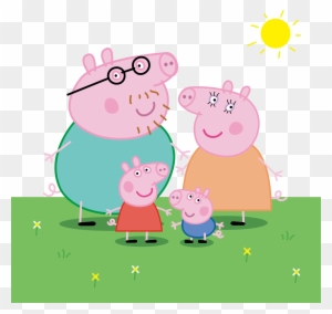 Daddy Pig Domestic Pig Drawing Clip Art - Peppa Pig Family