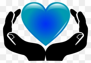 Heart Hands Blue Lr - World Social Work Day 2018
