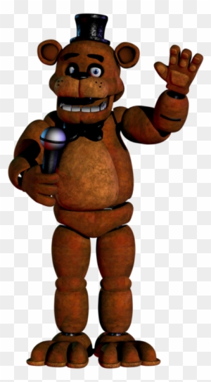 Unwithered Freddy Fnaf 2 Something Scary, Fnaf Characters, - Fnaf 2  Unwithered Freddy, HD Png Download - 748x1052(#1721031)