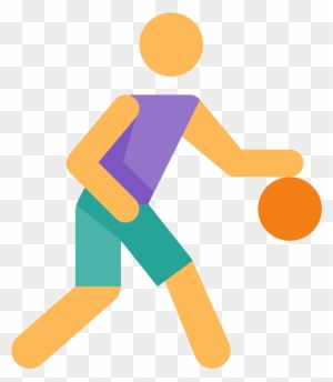 Basketball Player Icon - Sports Color Icon Png