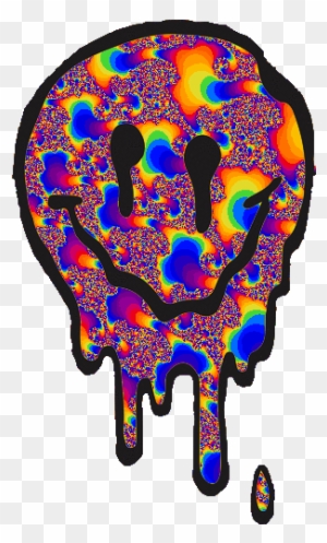 Trippy Clipart Smiley Face Tumblr Trippy Melting Face Gif Free Transparent Png Clipart Images Download